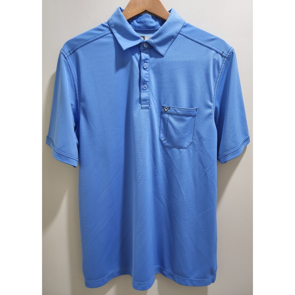 Callaway Opti-Dri Polo, Size Large, Light Blue, Callaway, Opti-dri Polo